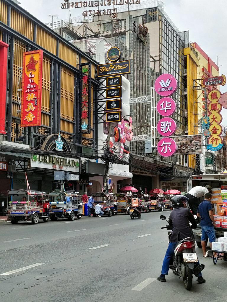 バンコクチャイナタウンの光景