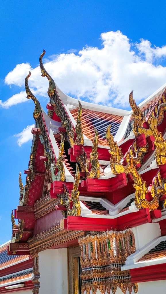 ワット・ポーの仏教建築（屋根部分）